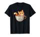 Cute Cat in Floral Teacup for Tea Lovers T-Shirt