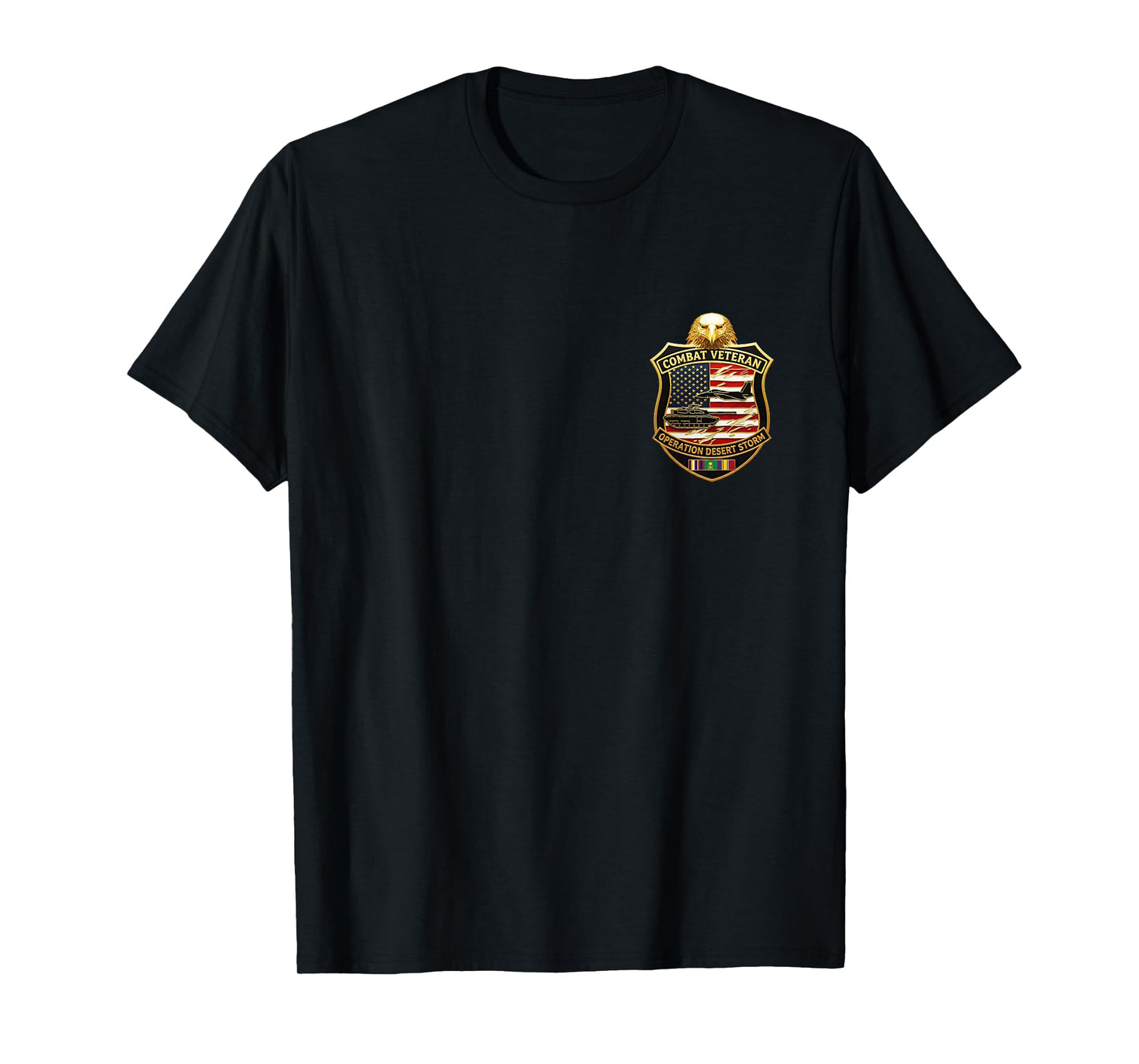 Combat Veteran Operation Desert Storm Patriotic Veteran T-Shirt