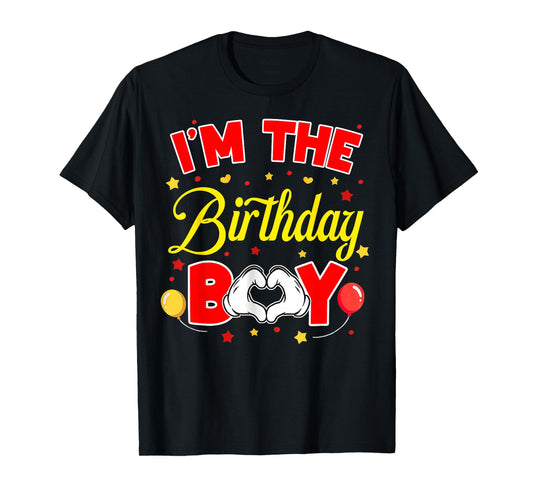 I'm The Birthday Boy Matching Family Birthday Party T-Shirt