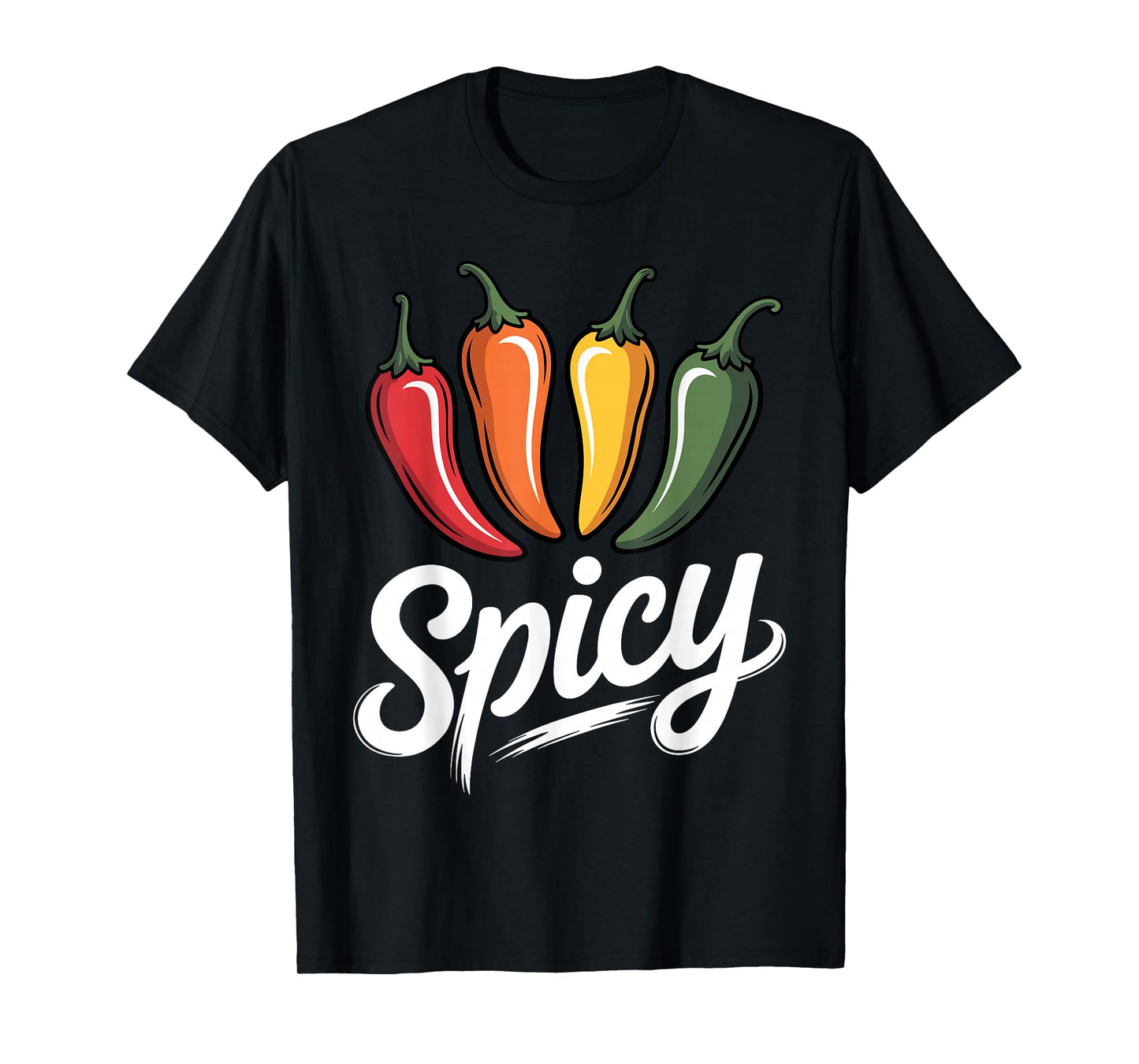 Funny Chili Pepper Art for Men Women Kids Chilli Pepper T-Shirt