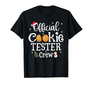 Official Cookie Tester Crew Family Baking Team Christmas T-Shirt