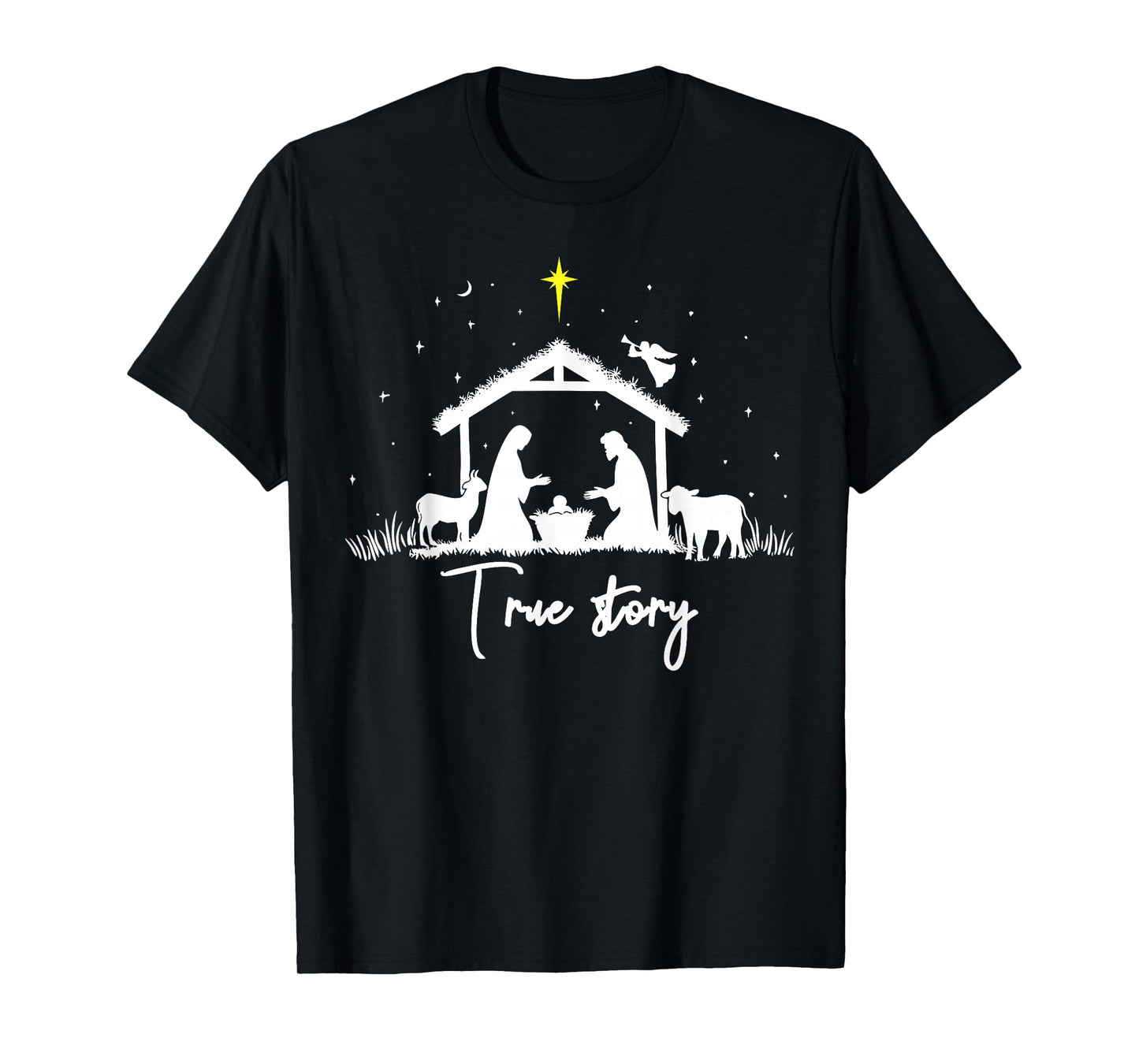 True Story of Jesus Birth Christmas Nativity Christmas T-Shirt