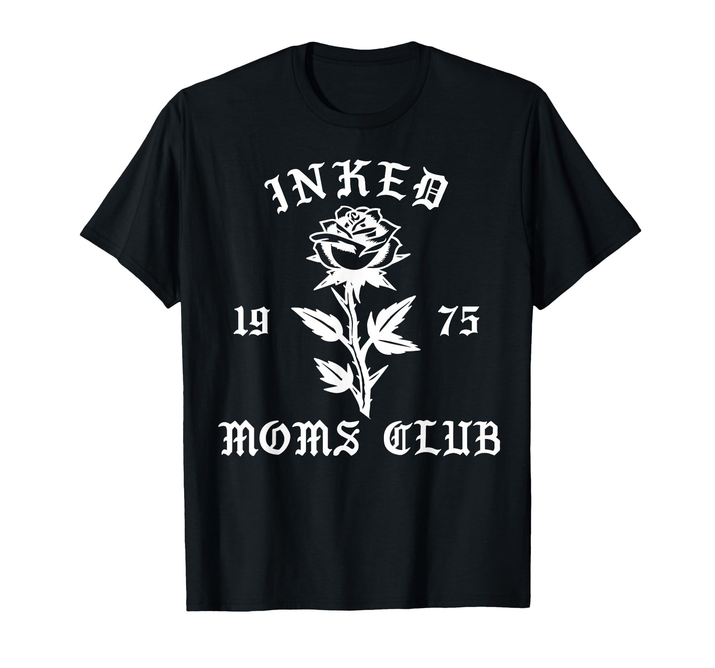 Inked Moms Club Goth Mom Cool Tattooed Mothers Aesthetic T-Shirt