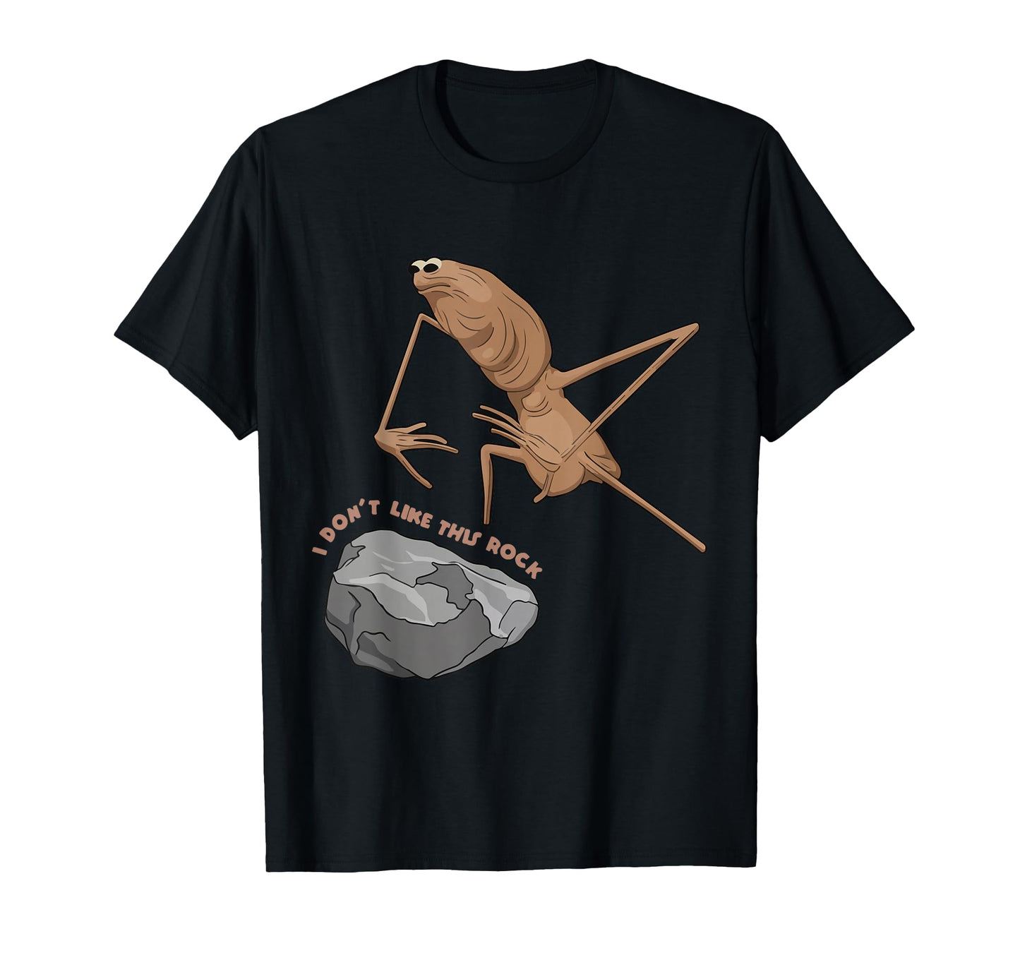 I Don't Like This Rock Marcus The Worm Funny Meme T-Shirt