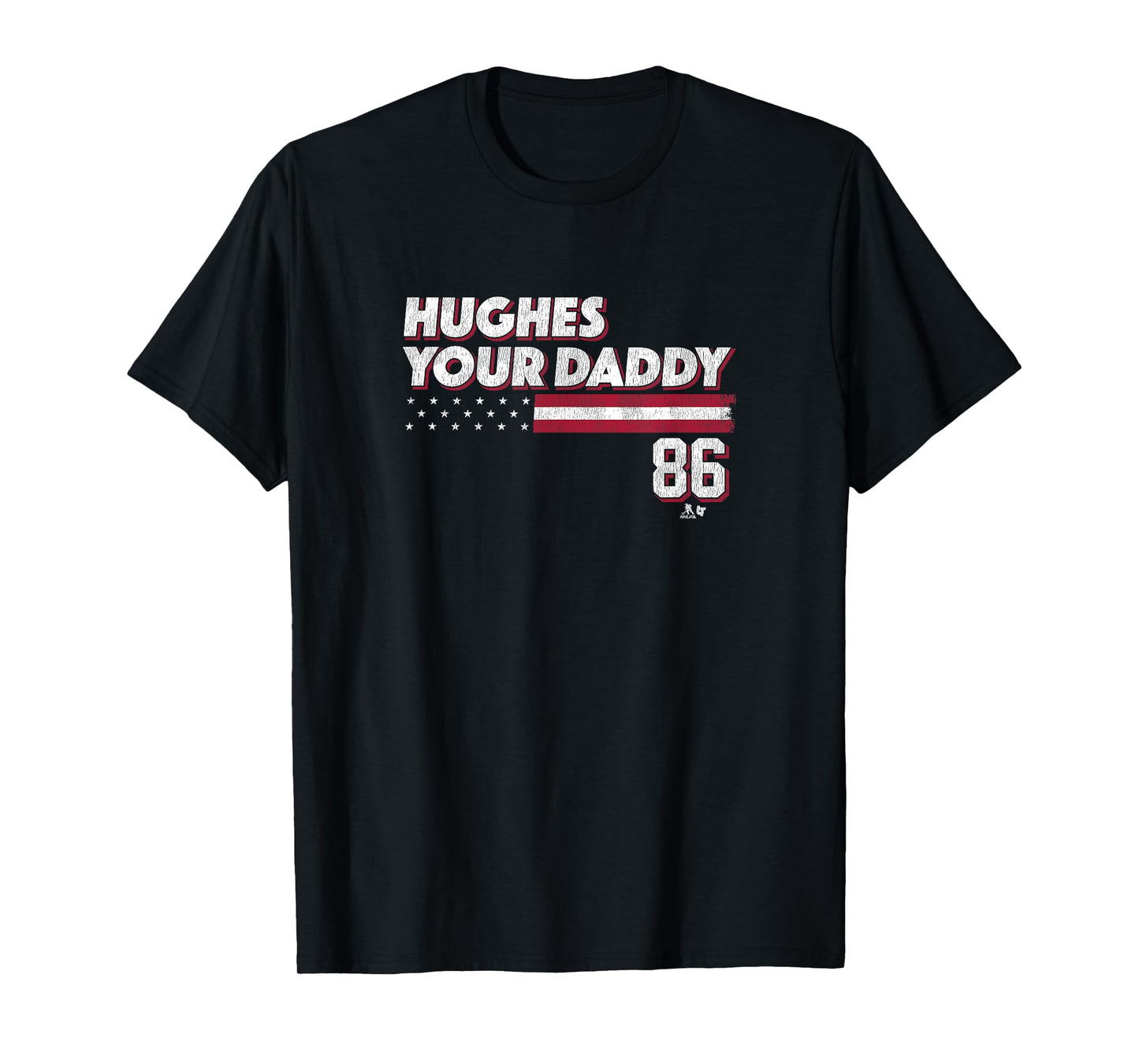 Jack Hughes Your Daddy (Stars & Stripes) - Pro Hockey T-Shirt