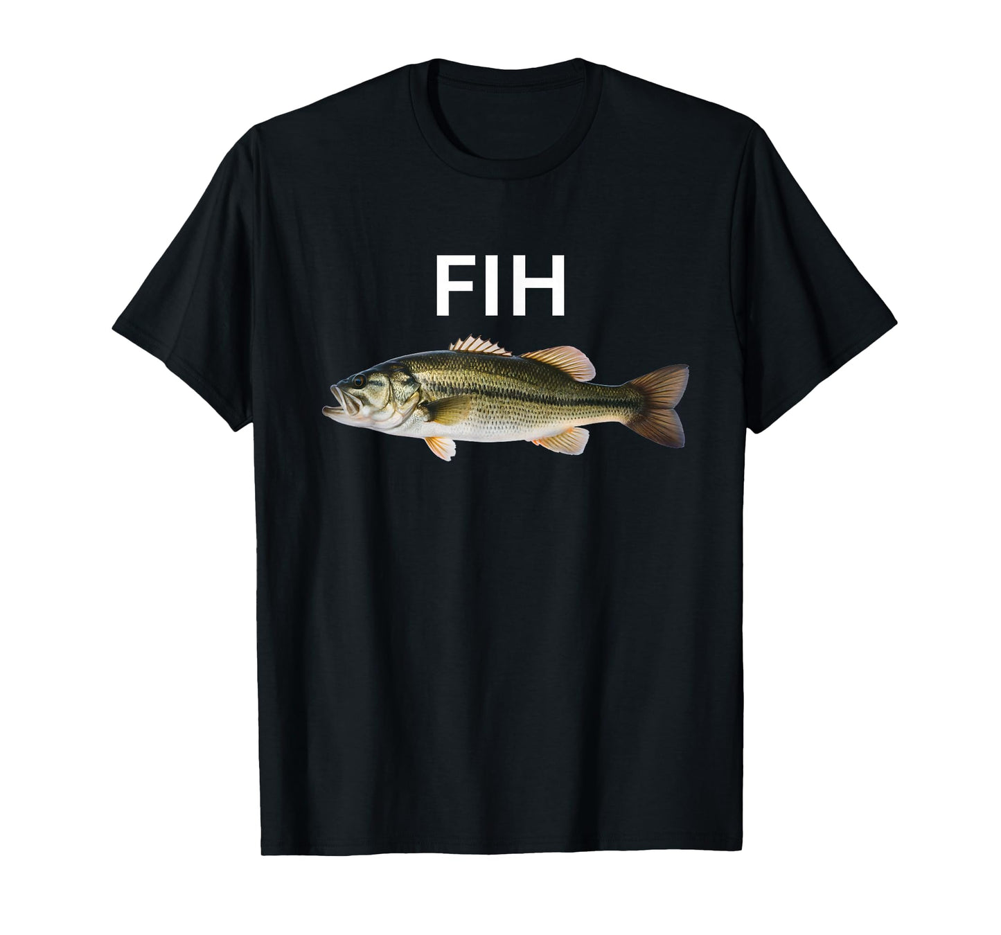 Fih Meme Funny Misspelled Fish Meme Misspelling Brainrot T-Shirt