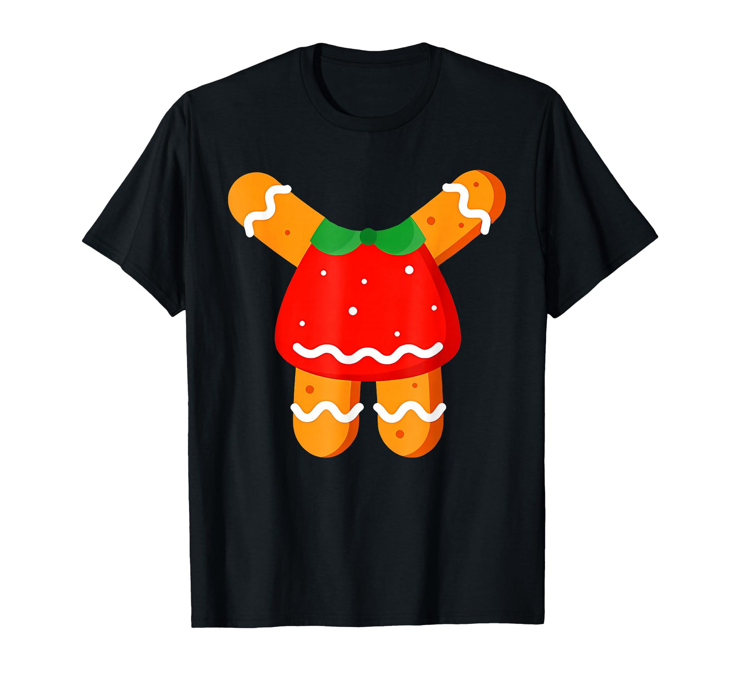 Gingerbread Girl Shirt Christmas Cookie Baking Holiday Tee T-Shirt