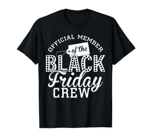 Funny Official Member of The Friday Shopping Crew Christmas T-Shirt