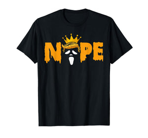 No Kings Funny Halloween Shirt Trumpink Scary Face Horror T-Shirt