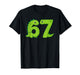 Six Seven 67 Dinosaur Numbers 6 and 7 Animal Lovers T-Shirt