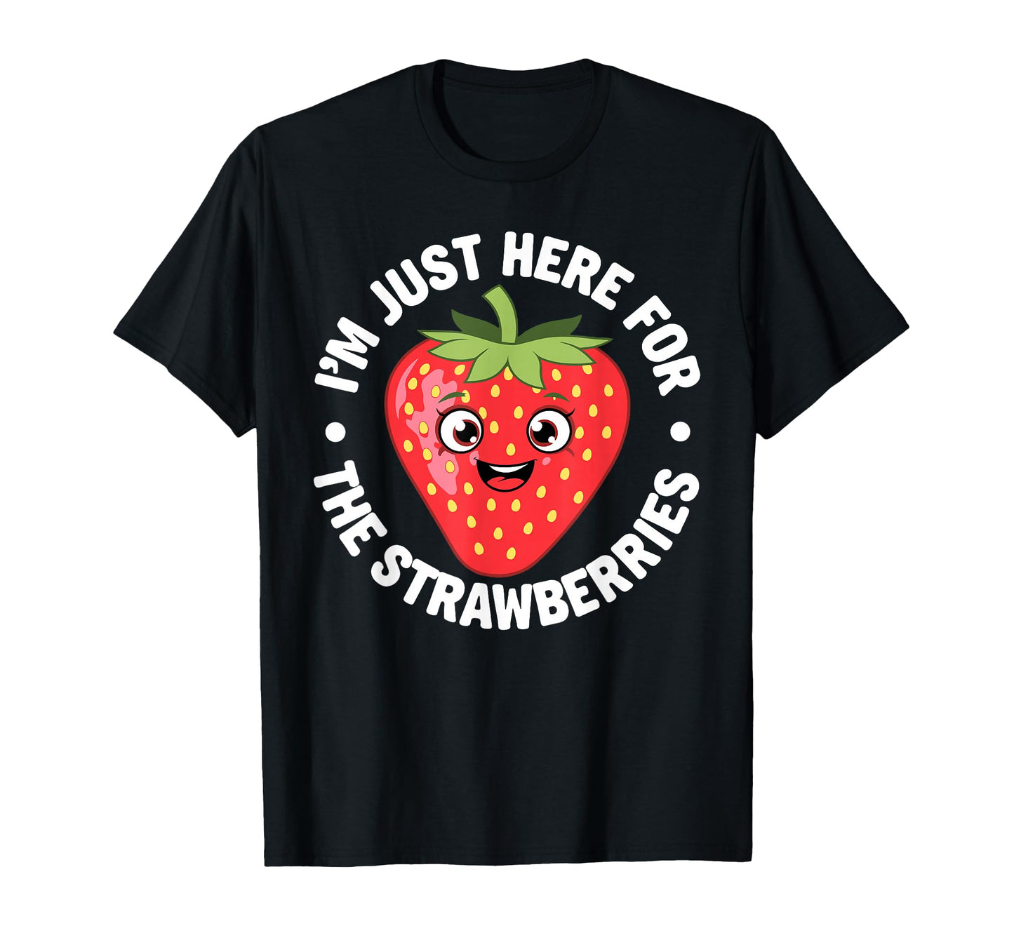 Funny Strawberry Art for Men Women Fruit Strawberry Lover T-Shirt