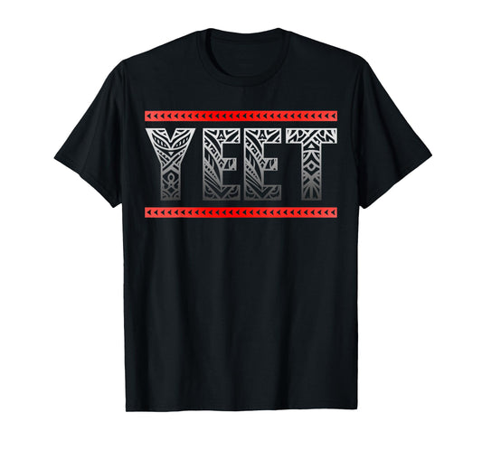 Retro Yeet Tribal Art Funny Saying Meme Mens Women Kids T-Shirt