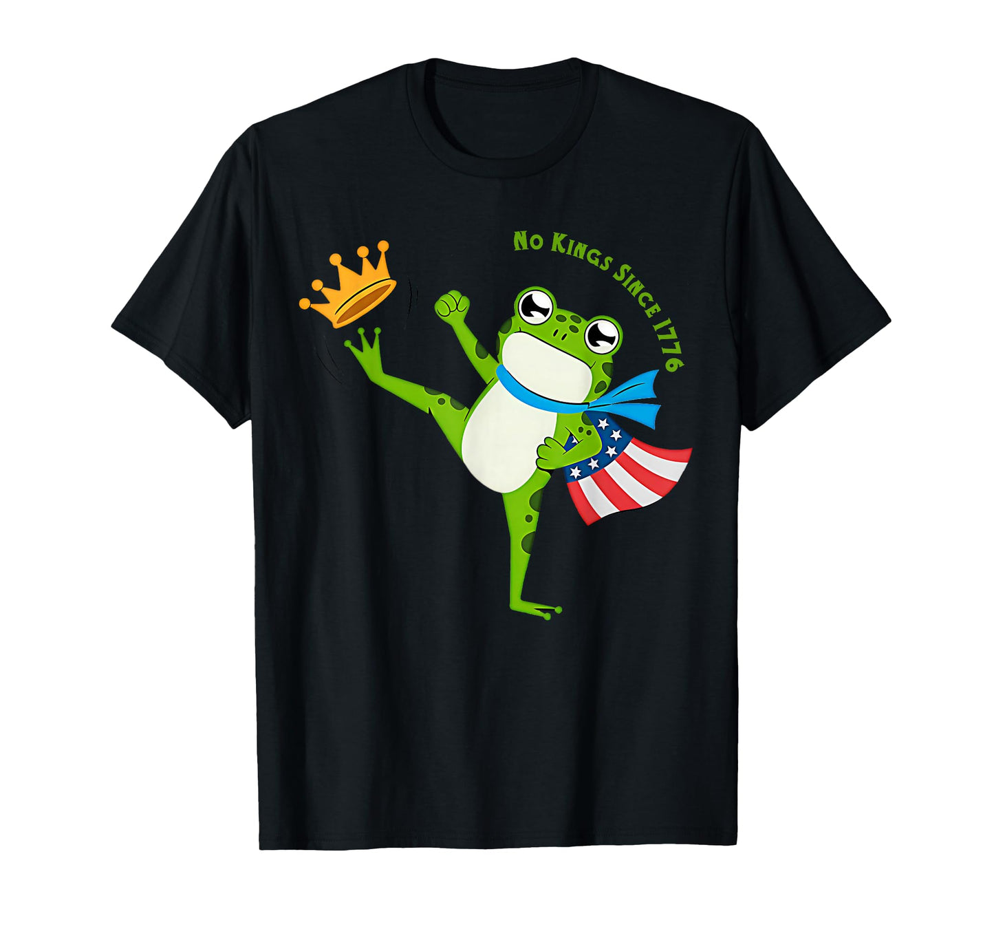 Frog Protest No Kings in America T-Shirt