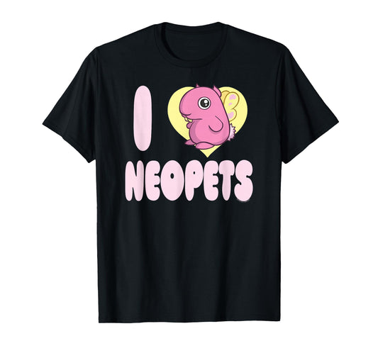 Neopets I Heart Neopia Meepit Cute Retro Virtual Pets T-Shirt