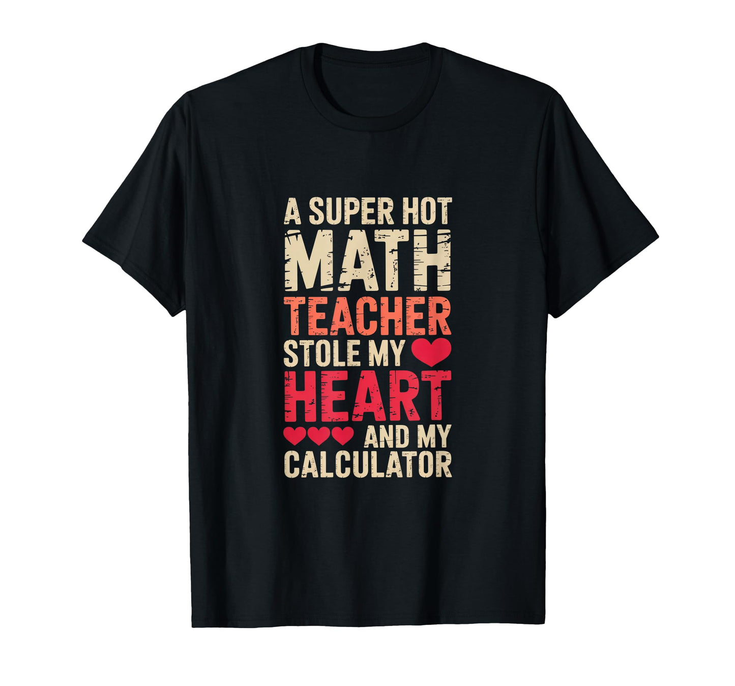 Math Teacher Valentine's Day Algebra Calculus Love Equation T-Shirt