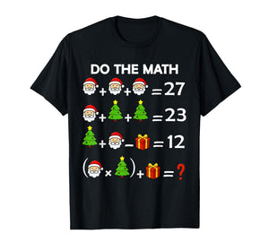 Funny 67 Meme Christmas Math Teacher Santa Six Seven Puzzle T-Shirt