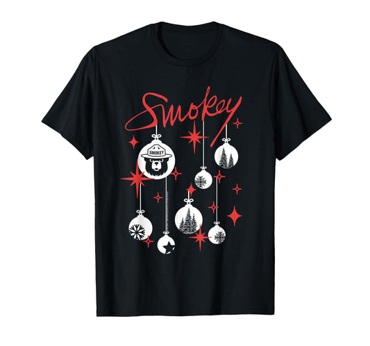 Smokey Bear Retro Christmas Ornaments Vintage PSA T-Shirt