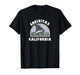 Encinitas California Swimming Shark Fin Vacation Souvenir T-Shirt