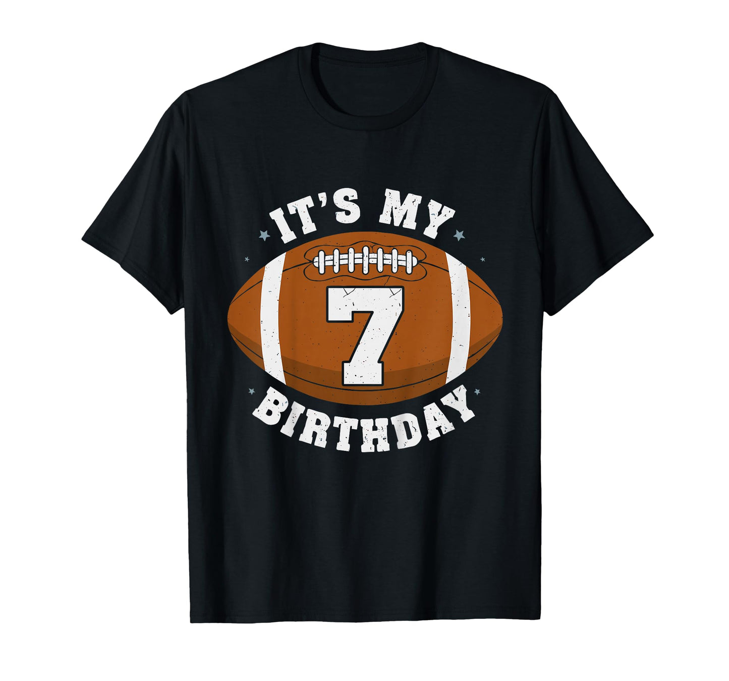 Cool Its My 7th Birthday Football for 7 Years Old Boy T-Shirt