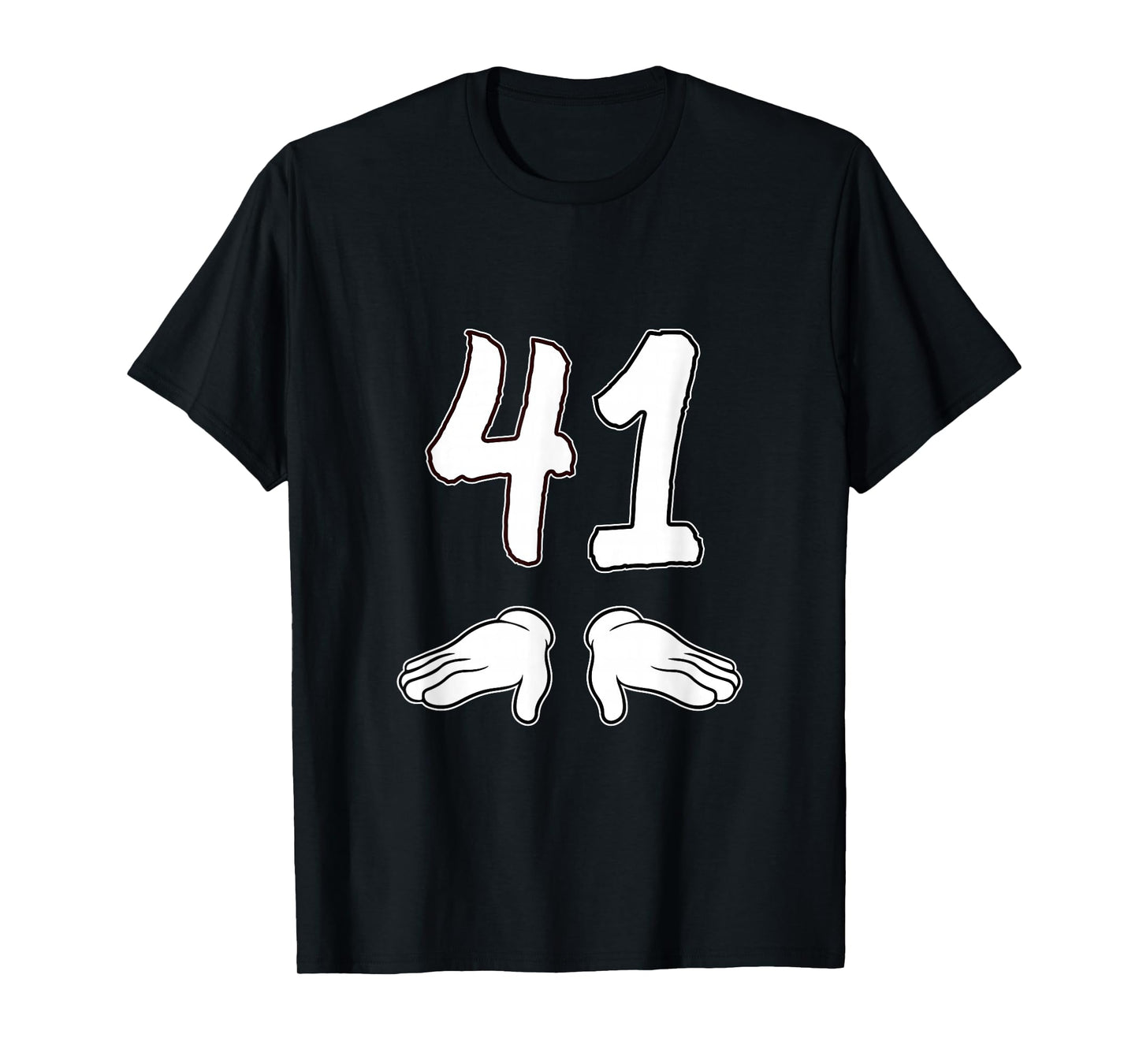Number 41 Matching Forty-one Gen Alpha Slang Meme Halloween T-Shirt