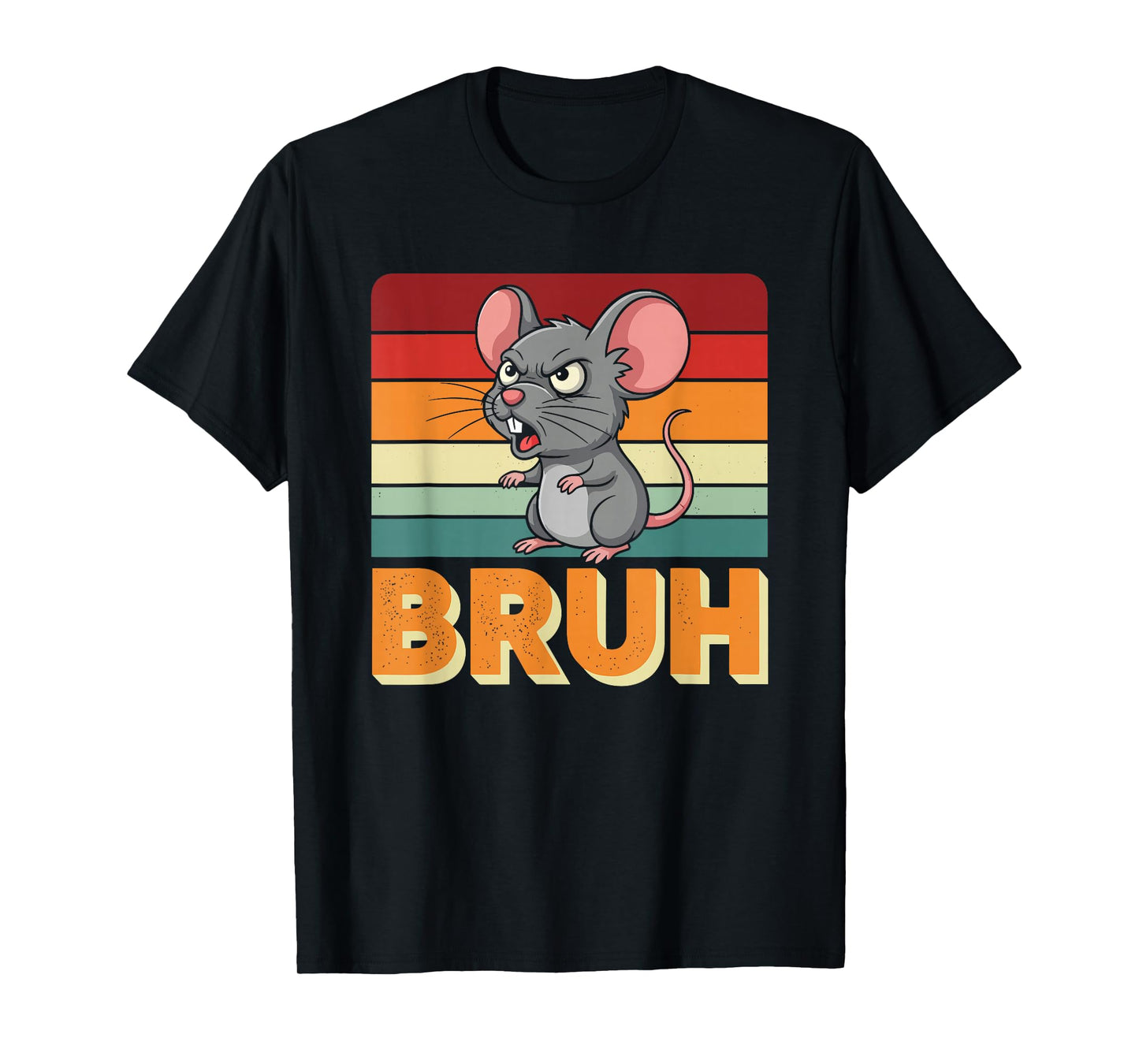 Funny Mouse Bruh Meme T-Shirt