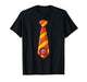 Funny Thanksgiving Colorful Tie with Winking Turkey T-Shirt