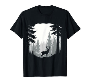 Deer Forest - Buck Hunting Lover Big Game Hunter T-Shirt