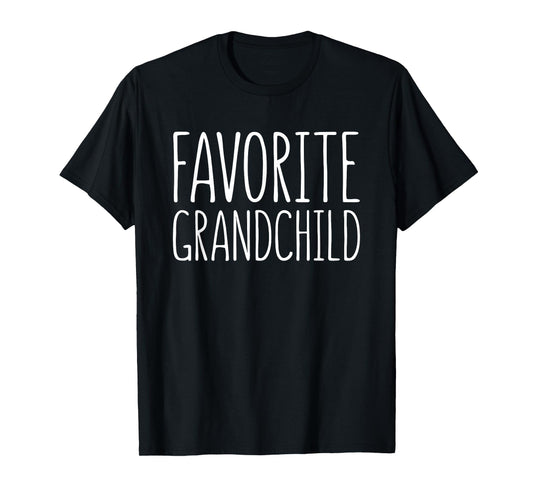 Favorite Grandchild Shirt Favorite Grandson Granddaughter T-Shirt