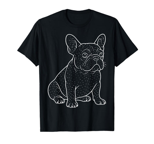 French Bulldog Illustration T-Shirt