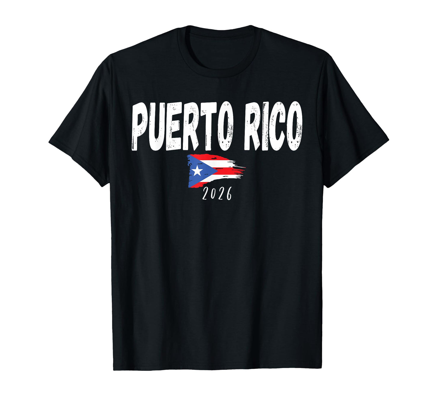 Puerto Rico Souvenir 2026 Trip Vacation Fun Matching Flag T-Shirt