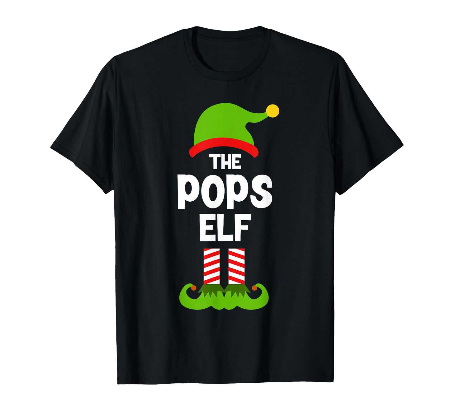 I'm The Pops Elf Christmas Family Pajama Funny T-Shirt