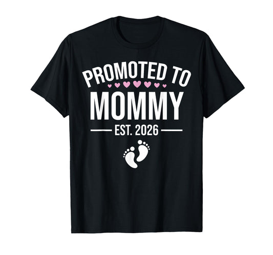 Cute 1st Time Mom EST 2026 New Mom New First Mothers Day T-Shirt
