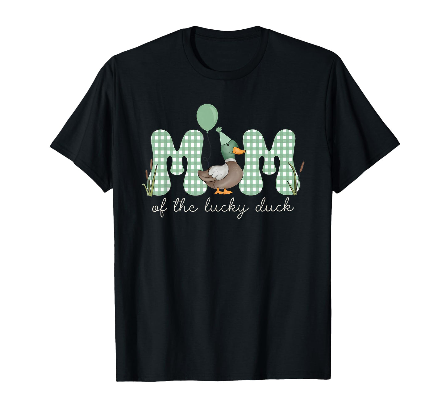 Mom & Dad of The Lucky Duck 1St Birthday Mommy and Me Duck T-Shirt
