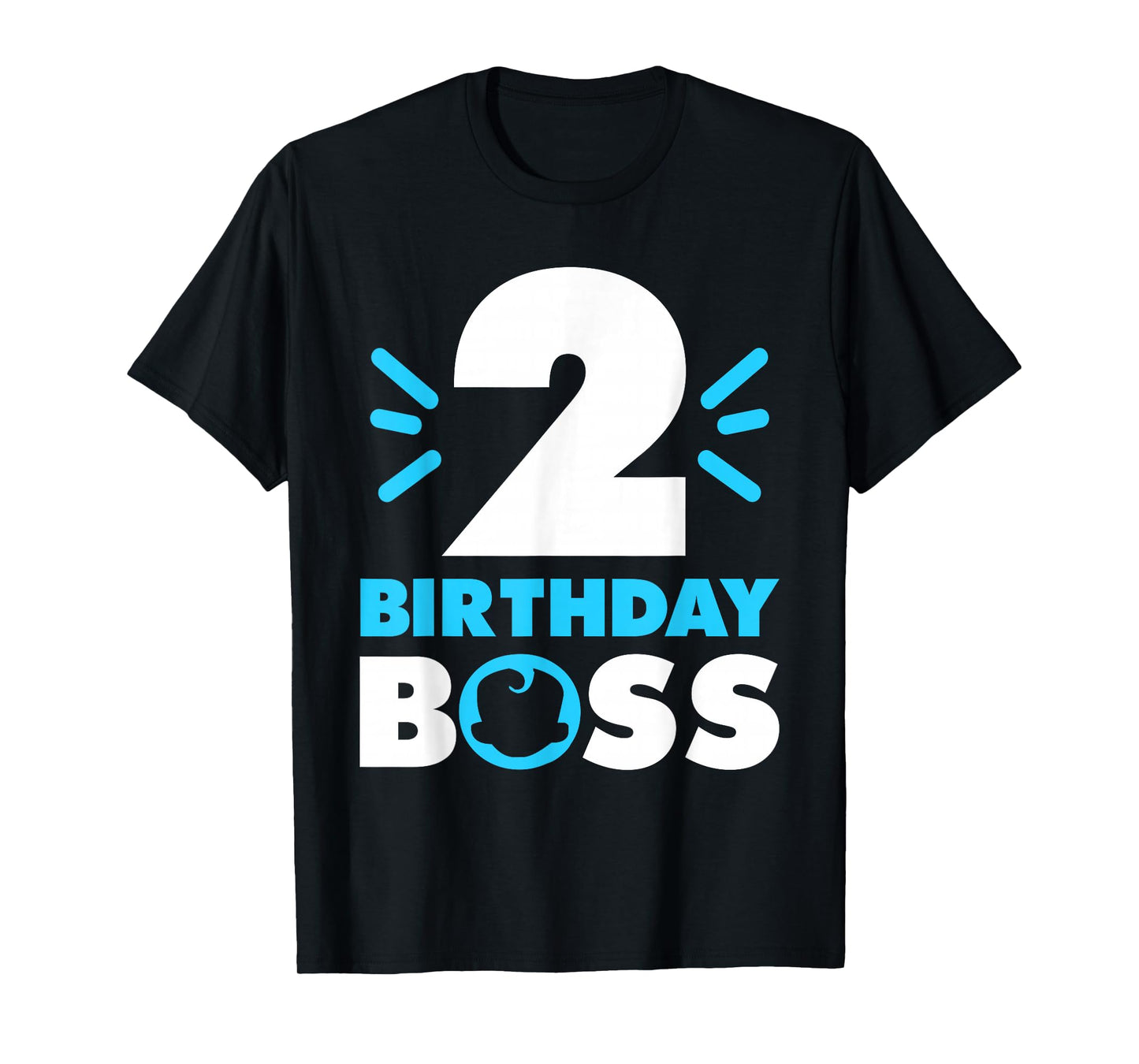 Funny 2nd Birthday Boss Boy Girl 2 Year Old Family Matching T-Shirt