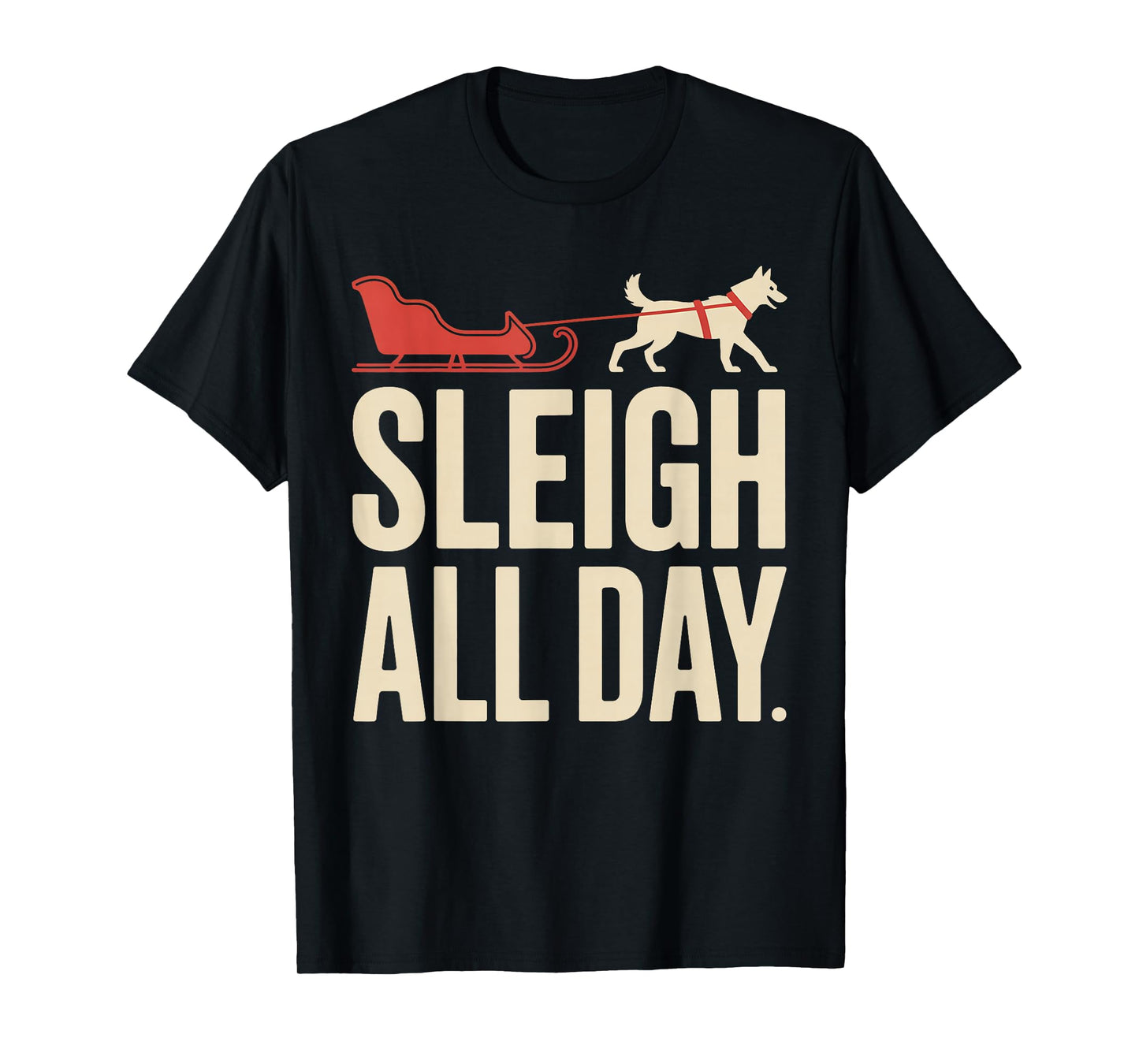 Sleigh Husky Sled Dog T-Shirt