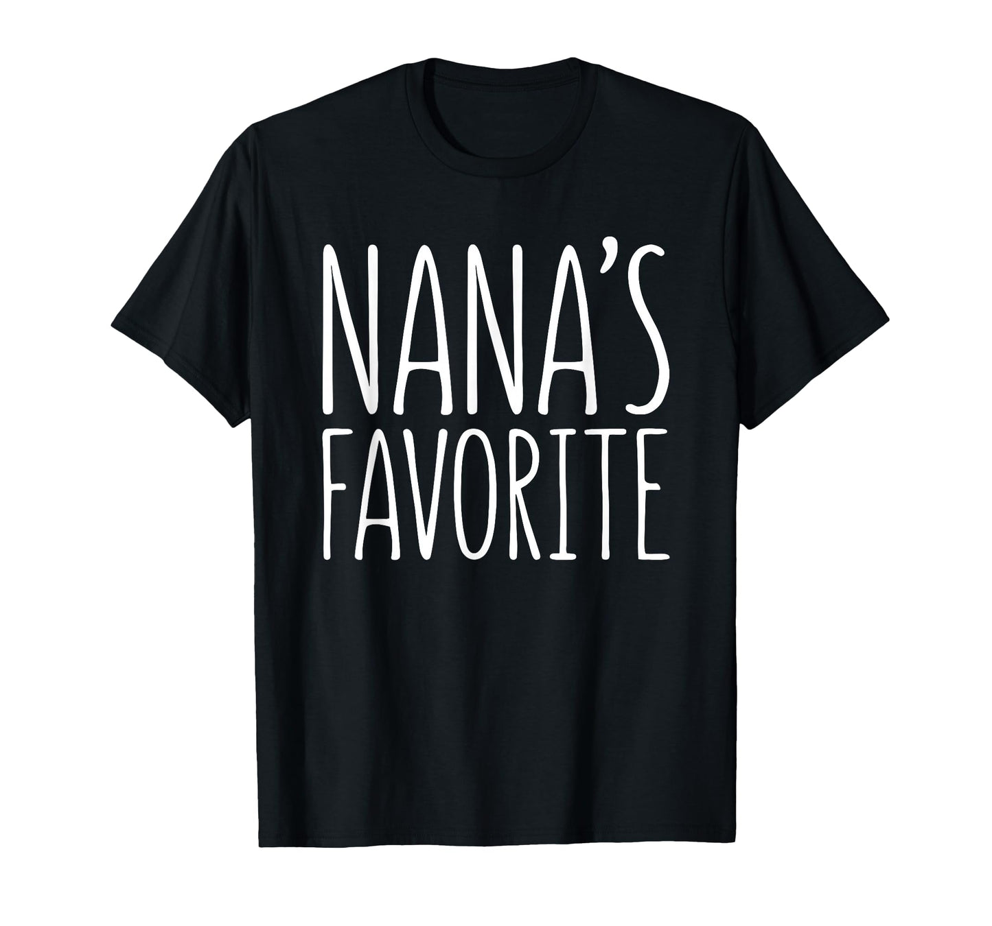 Nana's Favorite Shirt Grandchild Grandson Granddaughter T-Shirt