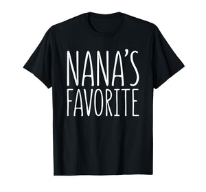 Nana's Favorite Shirt Grandchild Grandson Granddaughter T-Shirt