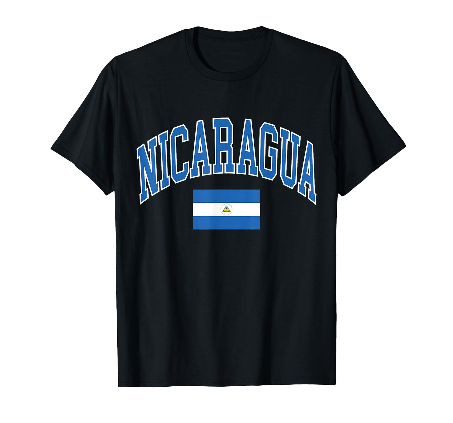 Nicaragua Flag Graphic T-Shirt