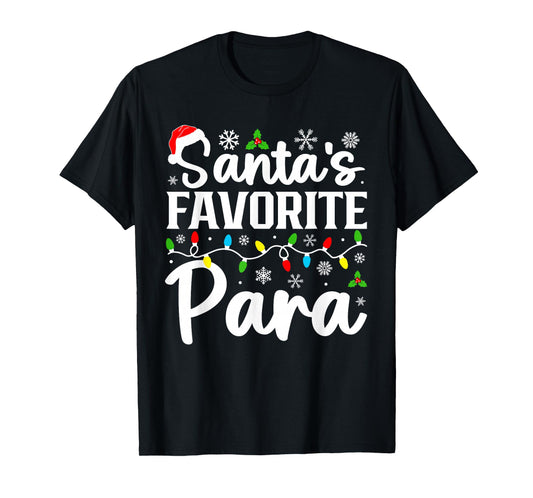 Santa's Favorite para Funny Christmas Family Matching T-Shirt