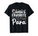 Santa's Favorite para Funny Christmas Family Matching T-Shirt