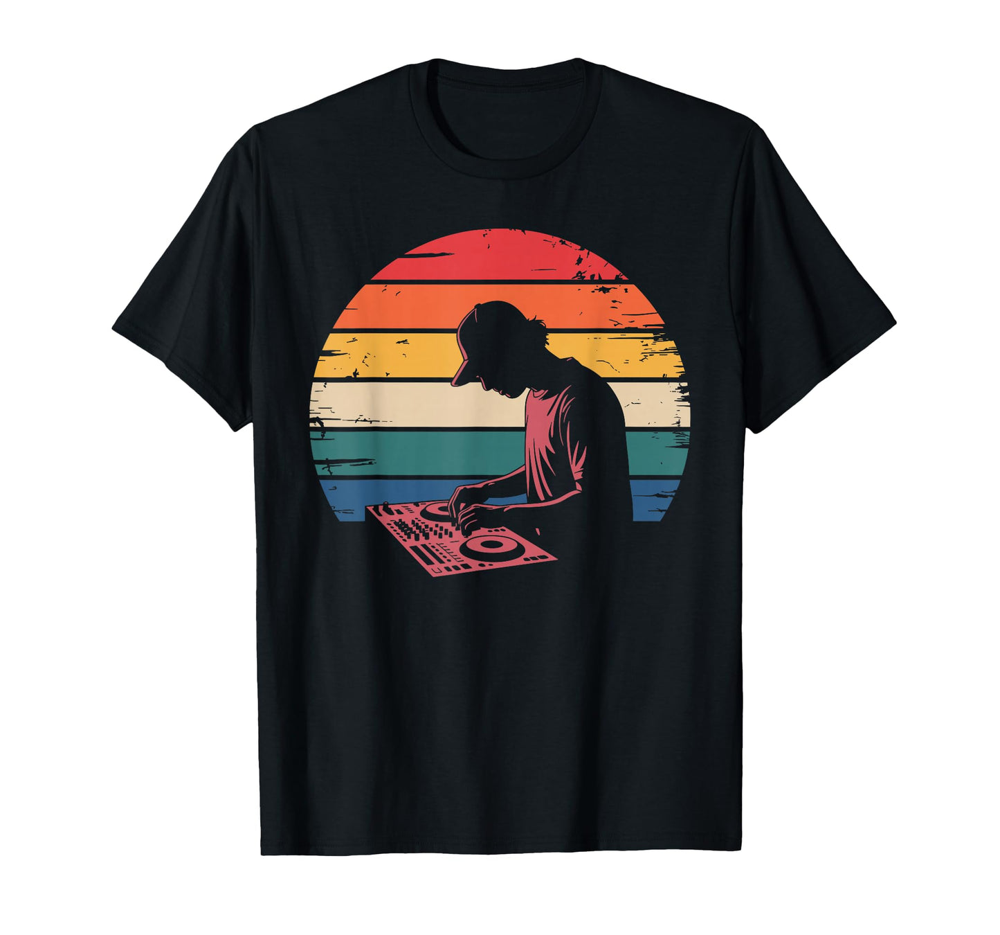 Funny DJ Art Men Women Music Producer Disc Jockey Lover DJ T-Shirt