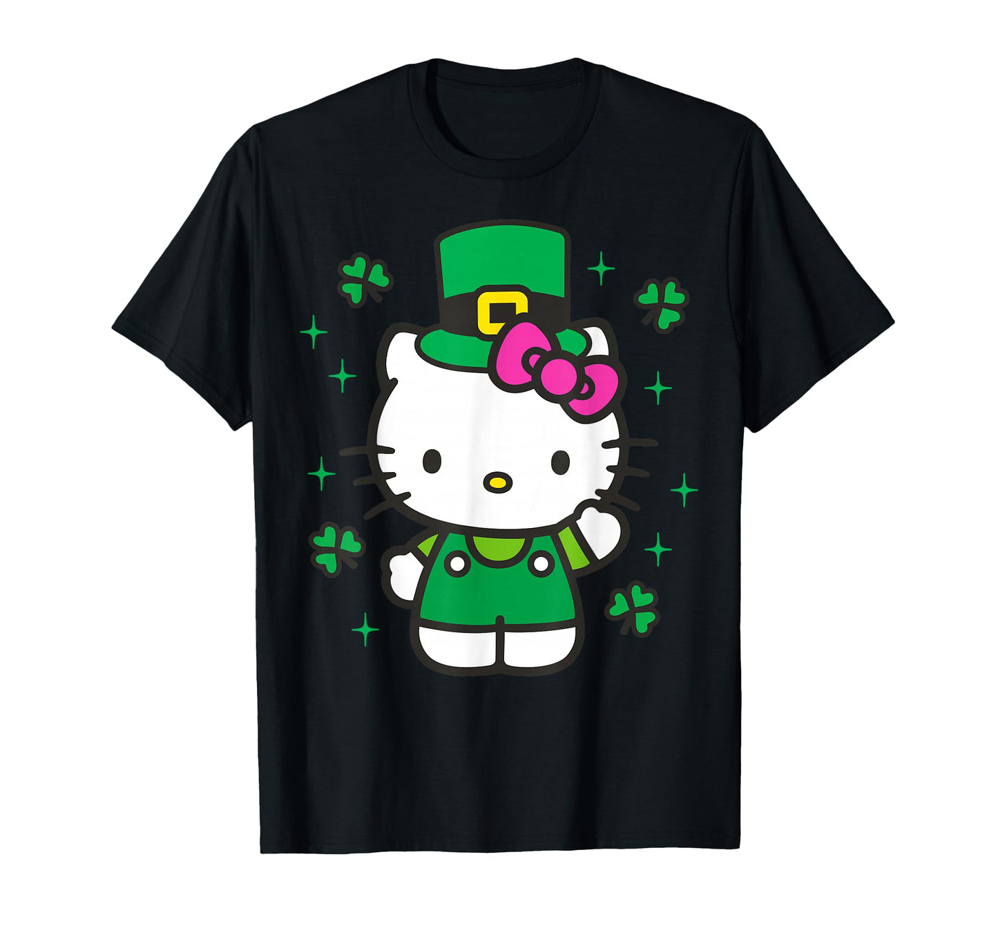 Hello Kitty St. Patrick's Day Adorable Leprechanun Suit T-Shirt