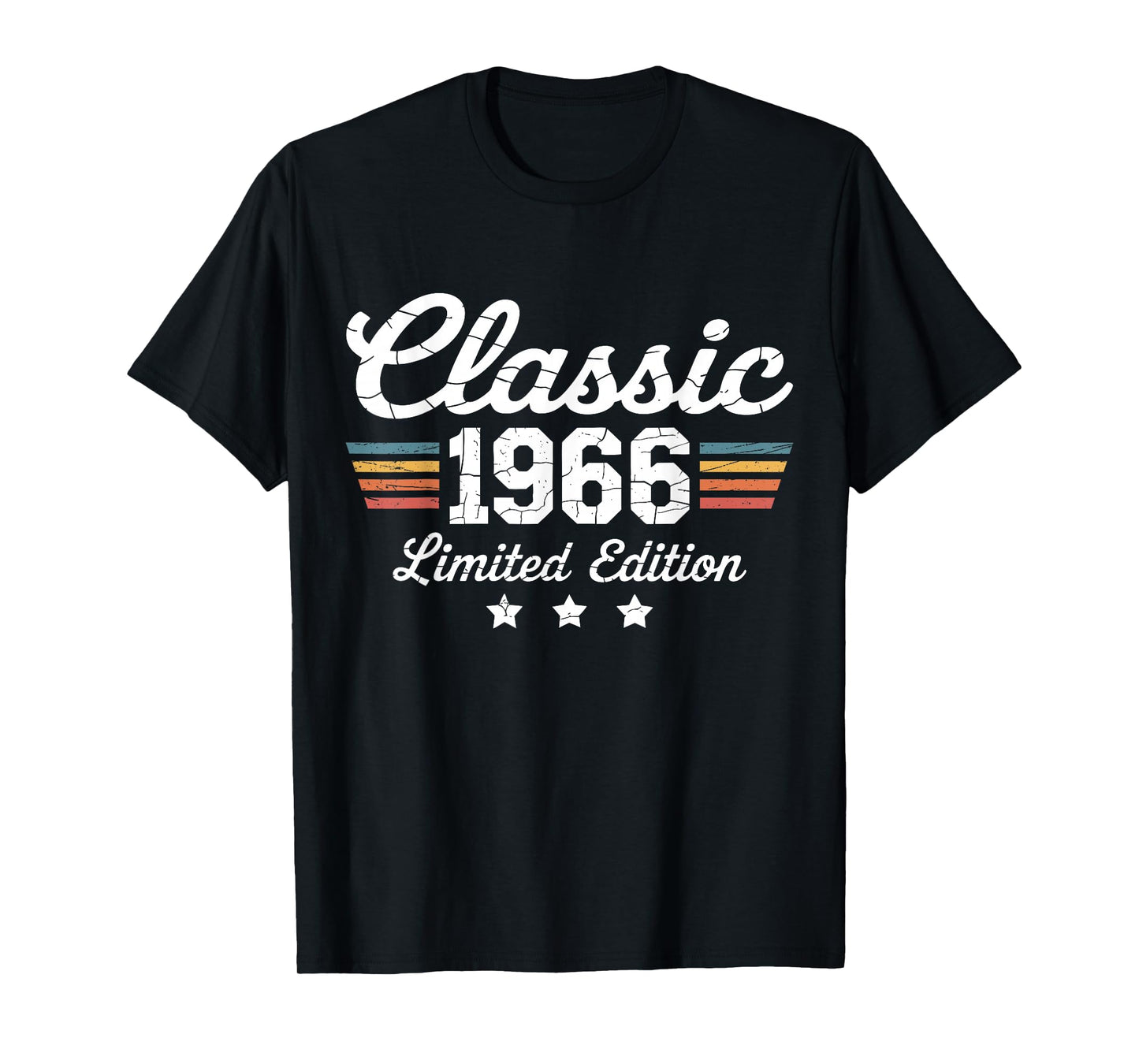 Classic 1966 Vintage 60th Birthday 60 Years Old Bday Sixty T-Shirt