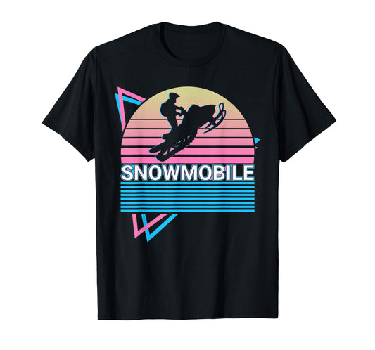 Snowmobile Retro T-Shirt