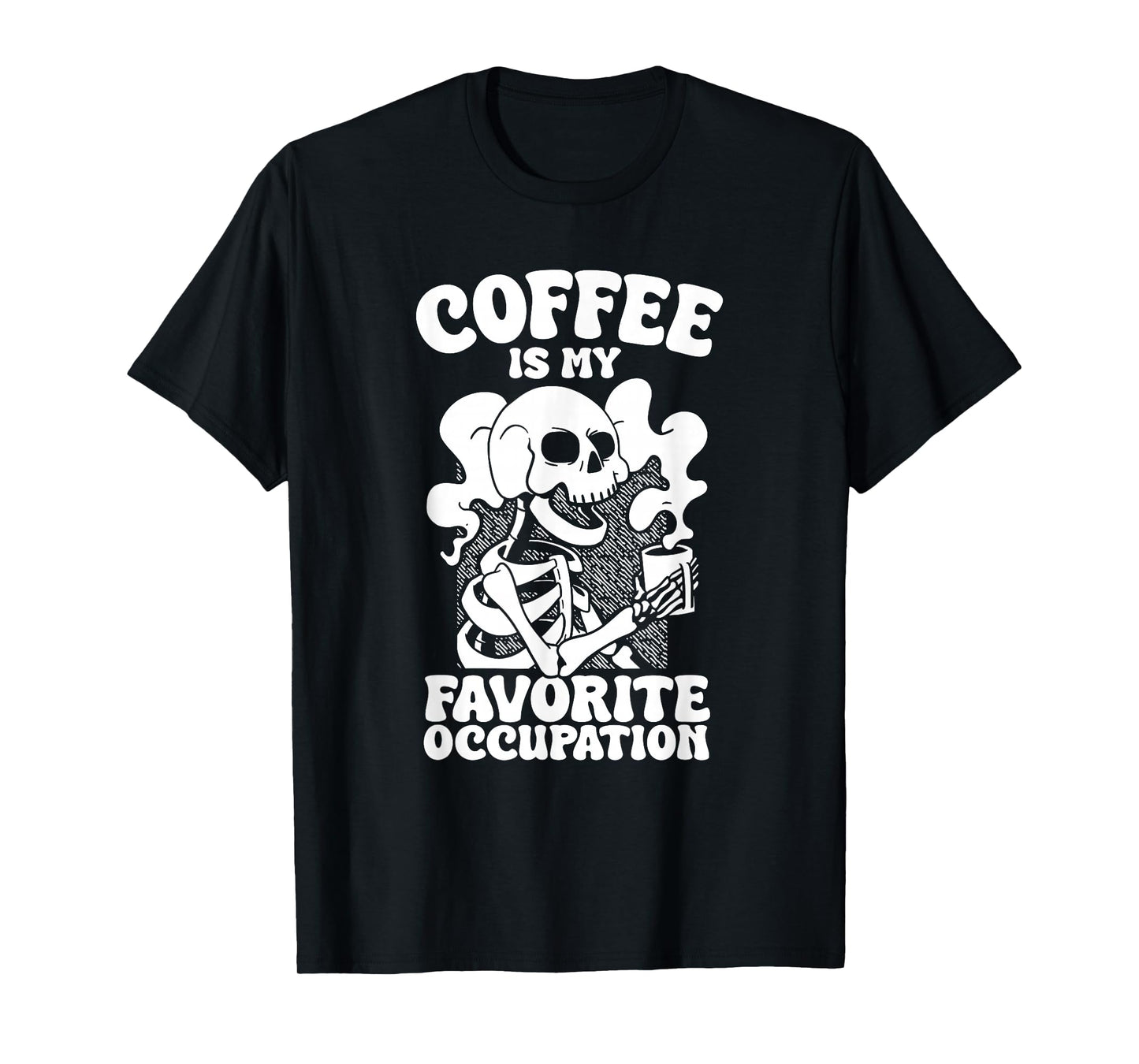Occupational Therapy Halloween Coffee Skeleton T-Shirt
