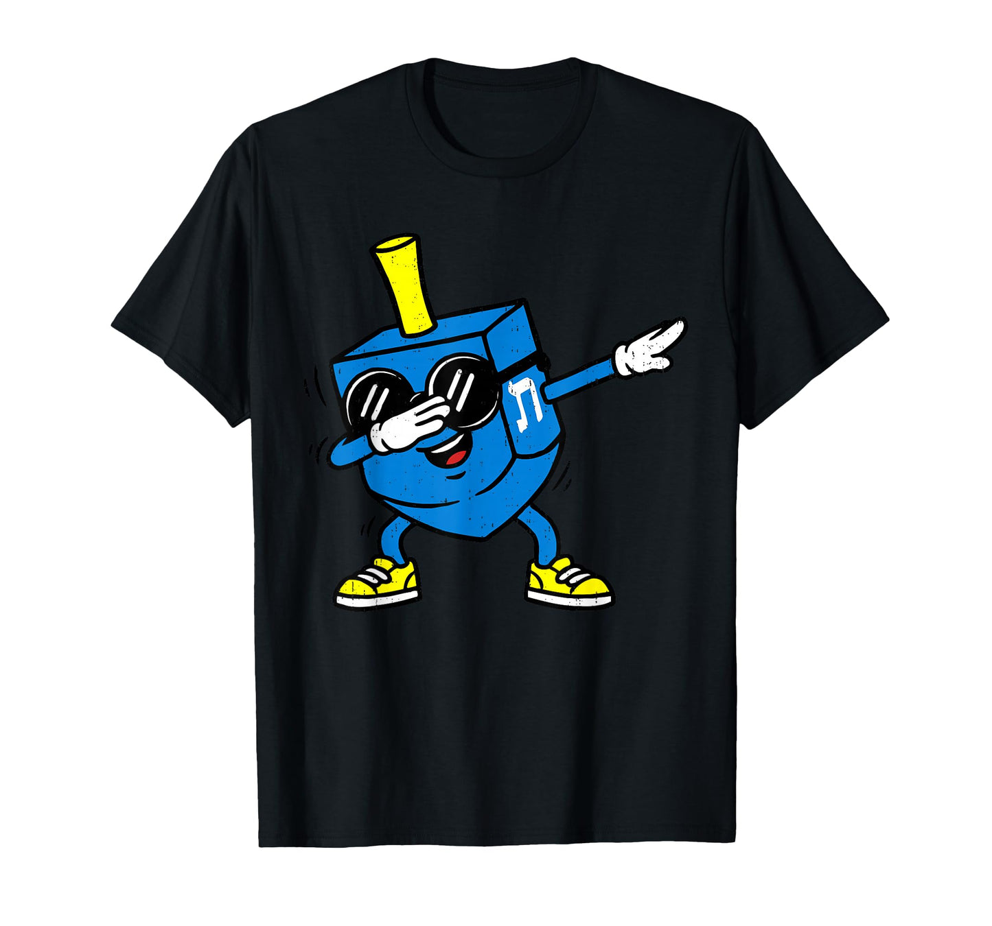 Dabbing Dreidel Happy Hanukkah Dancing Chanukah Jew Jewish T-Shirt