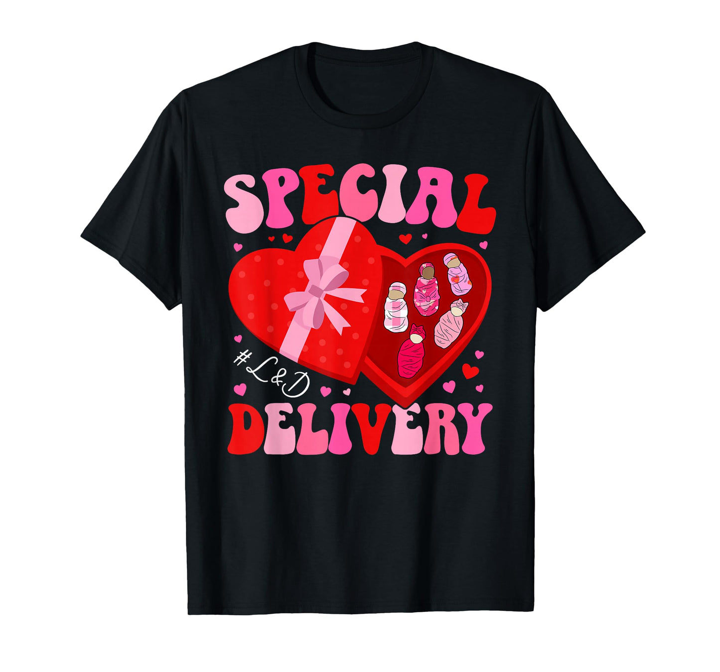 L&D Nurse Valentines Day Labor and Delivery Nurse Valentine T-Shirt