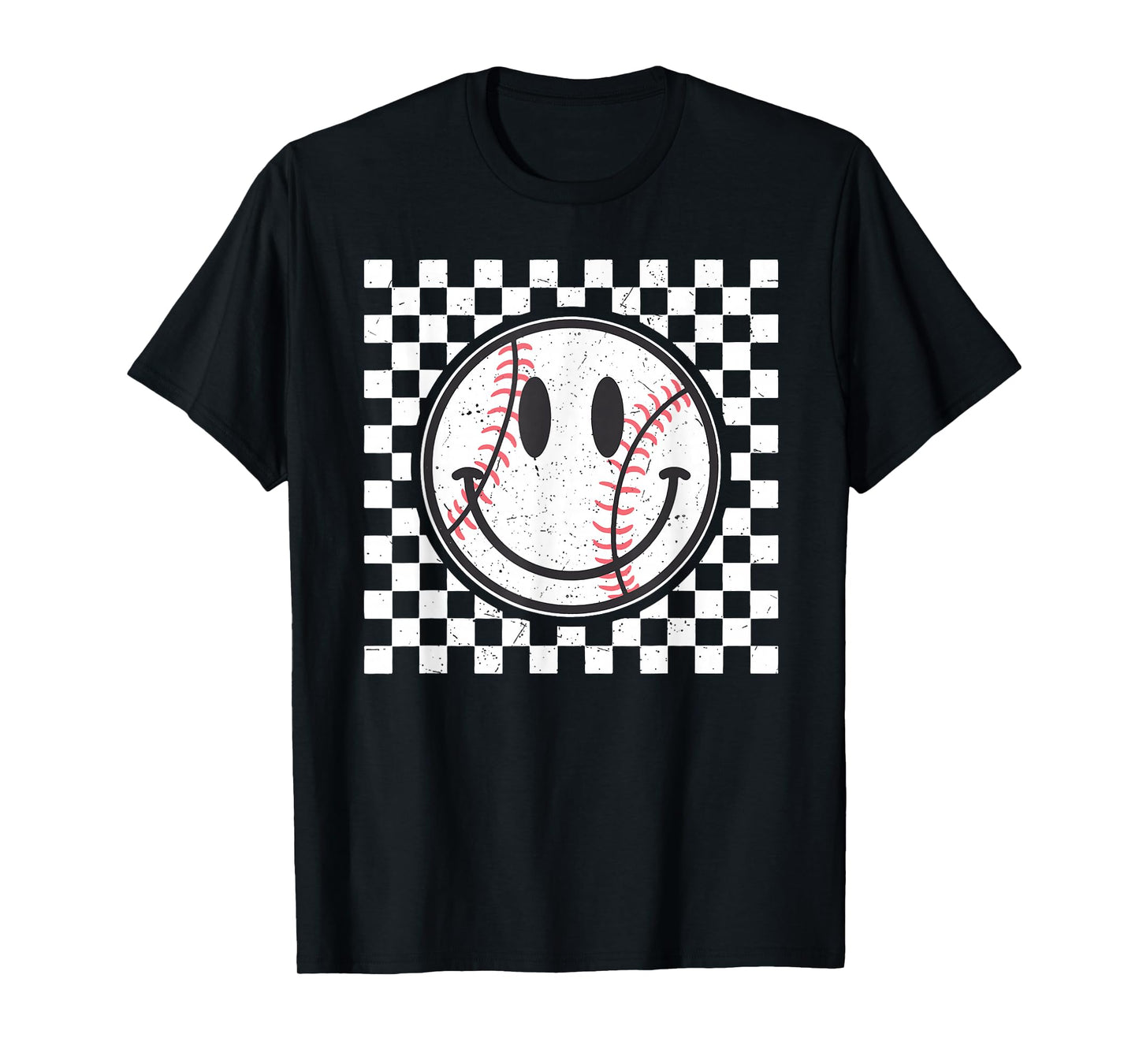 Baseball Season Happy Game Day Trendy Funny Sports Vintage T-Shirt