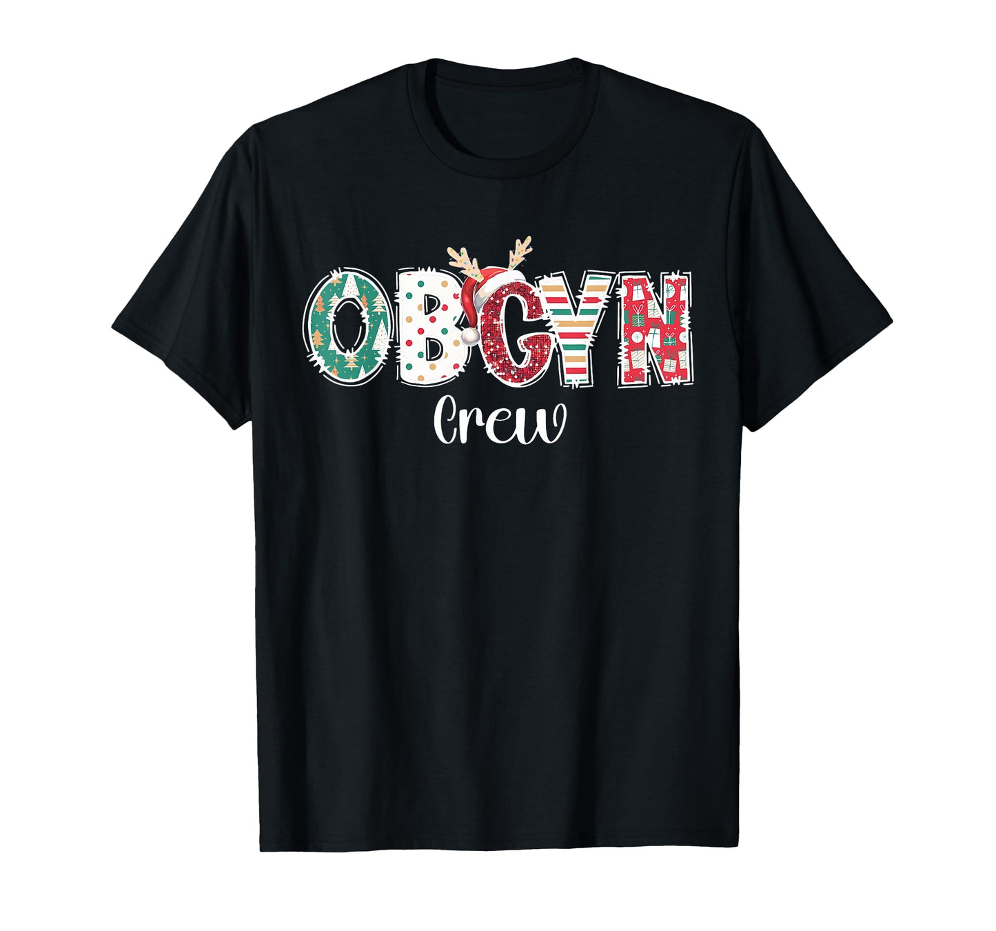 Christmas OBGYN Crew Obstetrics OB GYN Group Team Nurse Xmas T-Shirt
