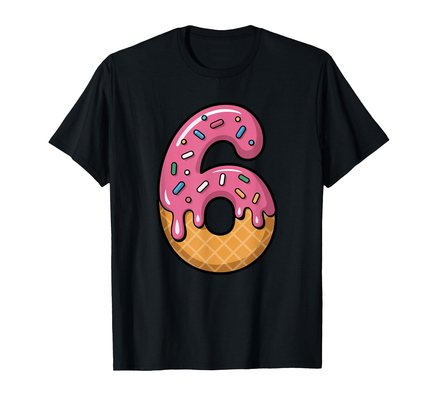 Number 6 Ice Cream Drip 67 Meme Couple Matching Halloween T-Shirt